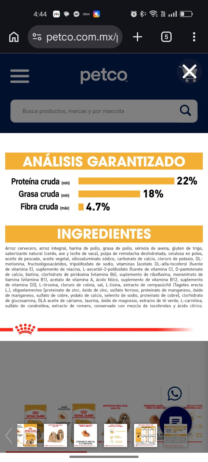 Royal Canin Shih Tzu Adulto