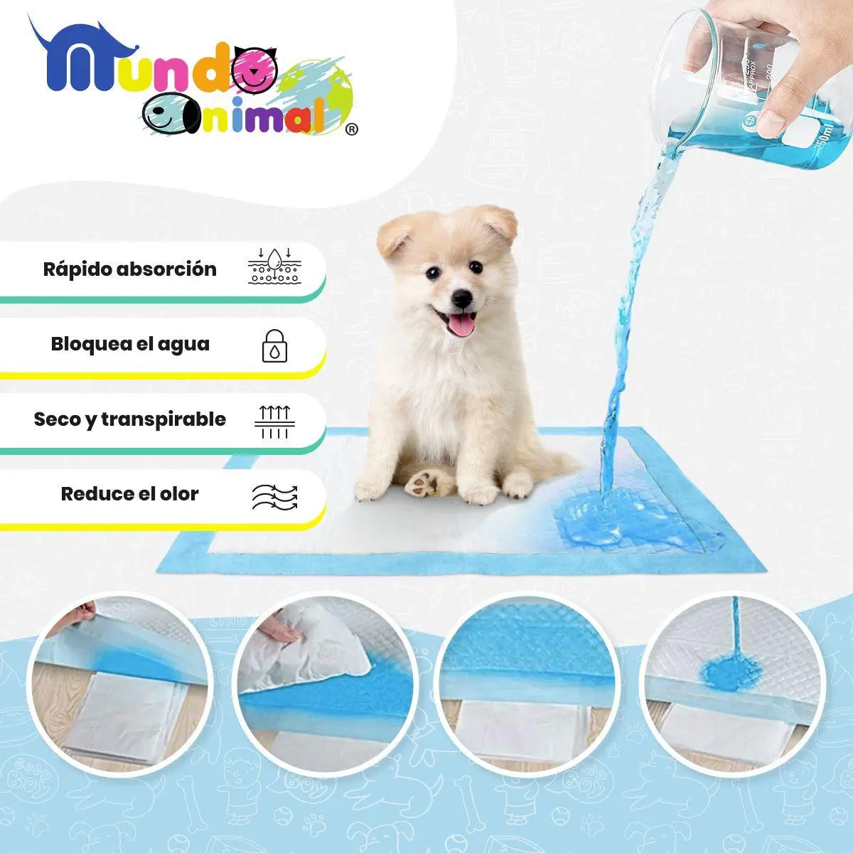 Tapetes Entrenadores para Perros | Súper Absorbentes y Anti-olores