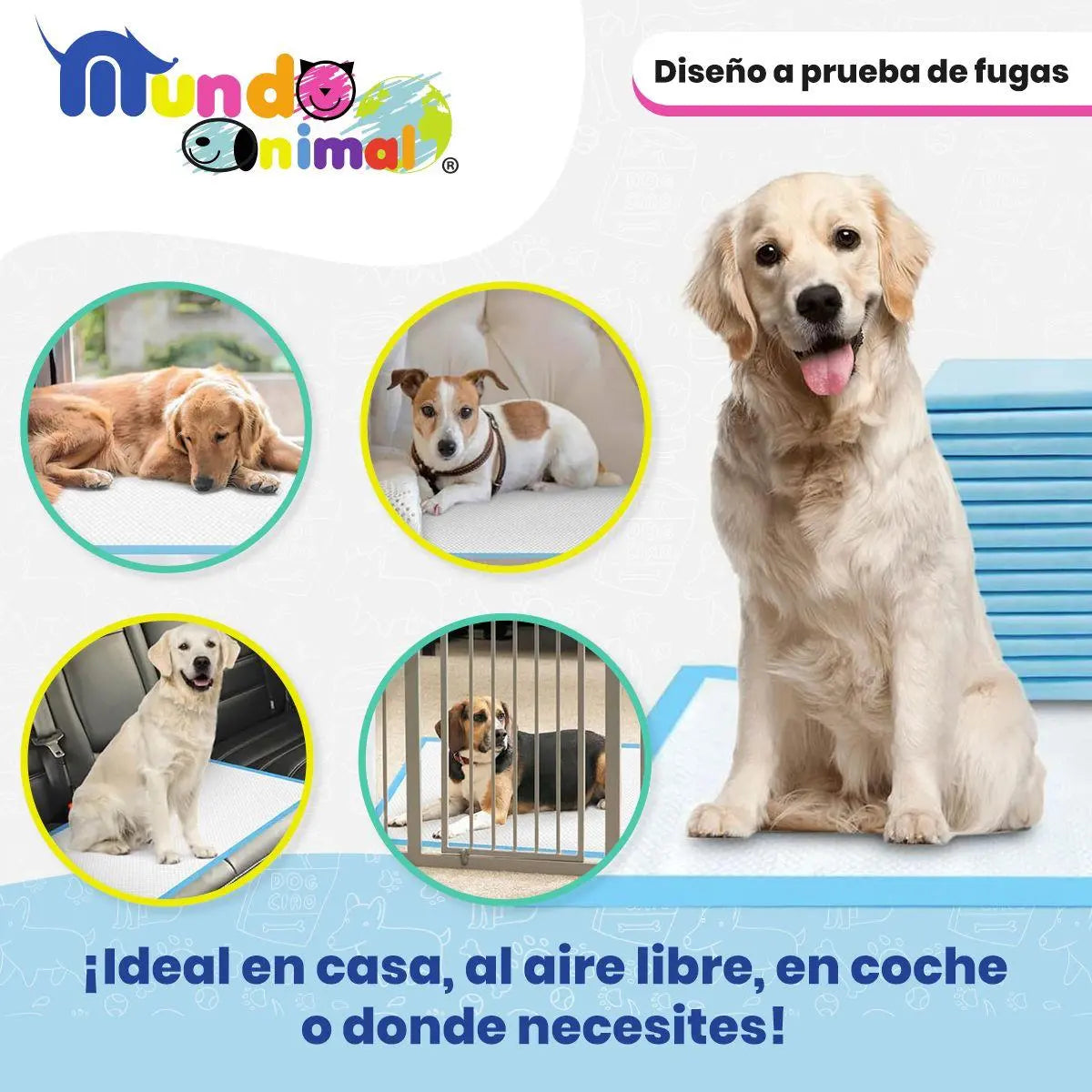 Tapetes Entrenadores para Perros | Súper Absorbentes y Anti-olores